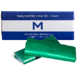 800mm x 1000mm x 30mu 350 Pack Box Rubbish Bin Liner, Rubbish Bags 80L - Green